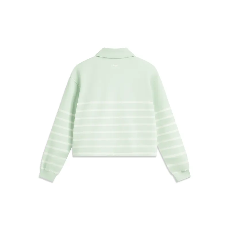 LiNing Sports Life Collection Sweatshirt Women's Ice Cream Green-1