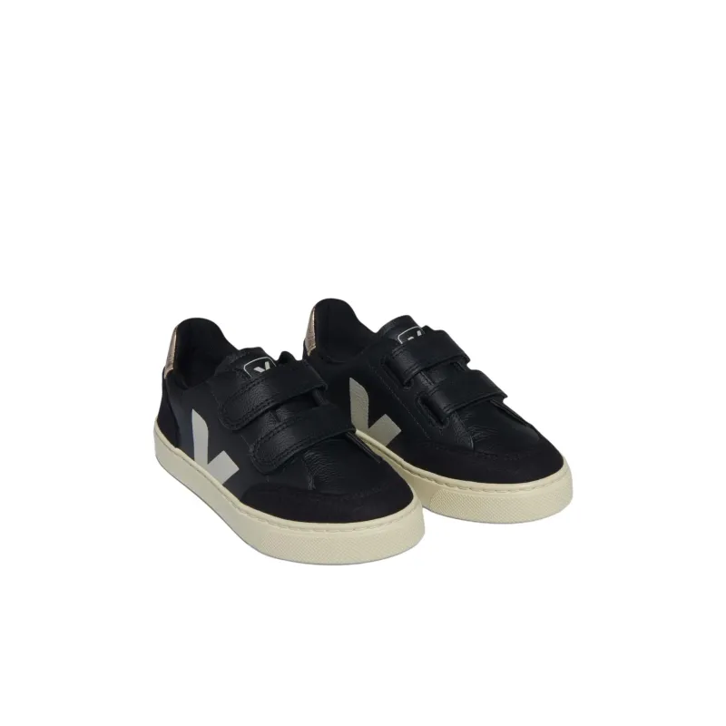 VEJA V-12 Low-Top Kids' Skateboarding Shoes Black Kids'-2