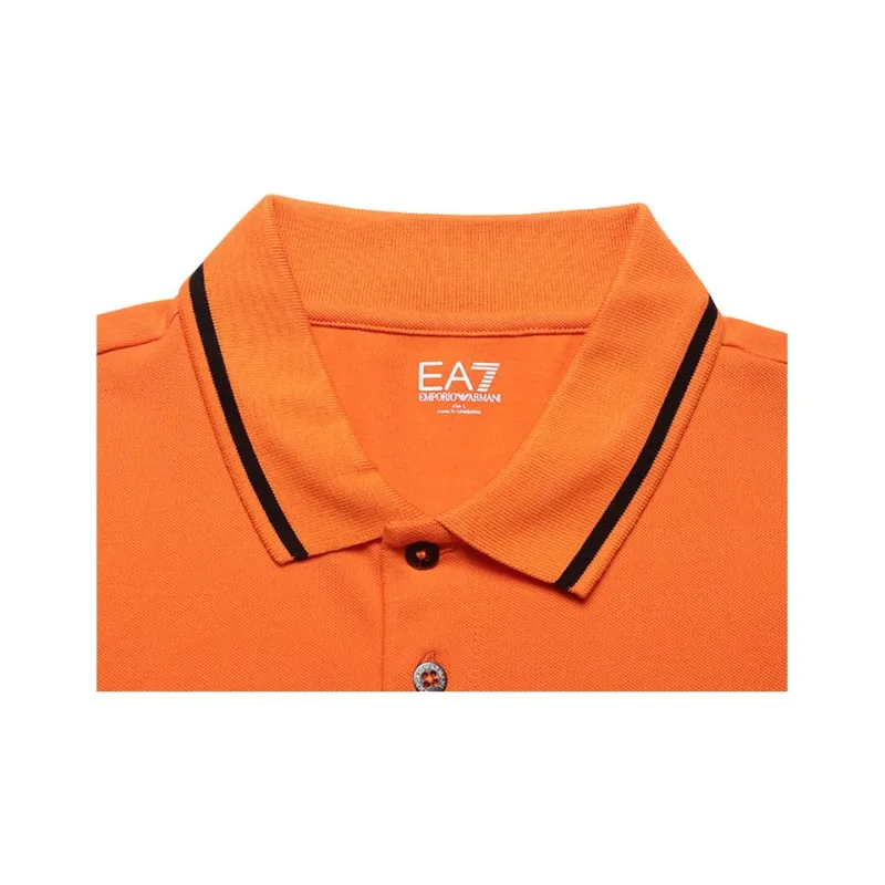 EMPORIO ARMANI Piqué weave Polo Shirt-2