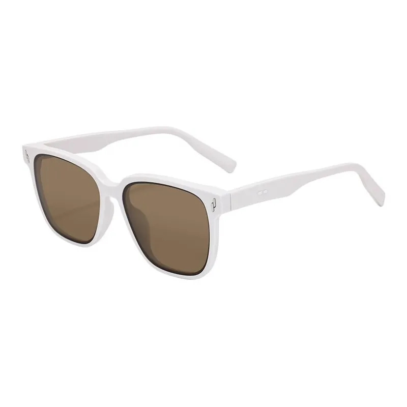Sagawa Plate Frame TR/Memory Plastic Square Sunglasses Unisex-3