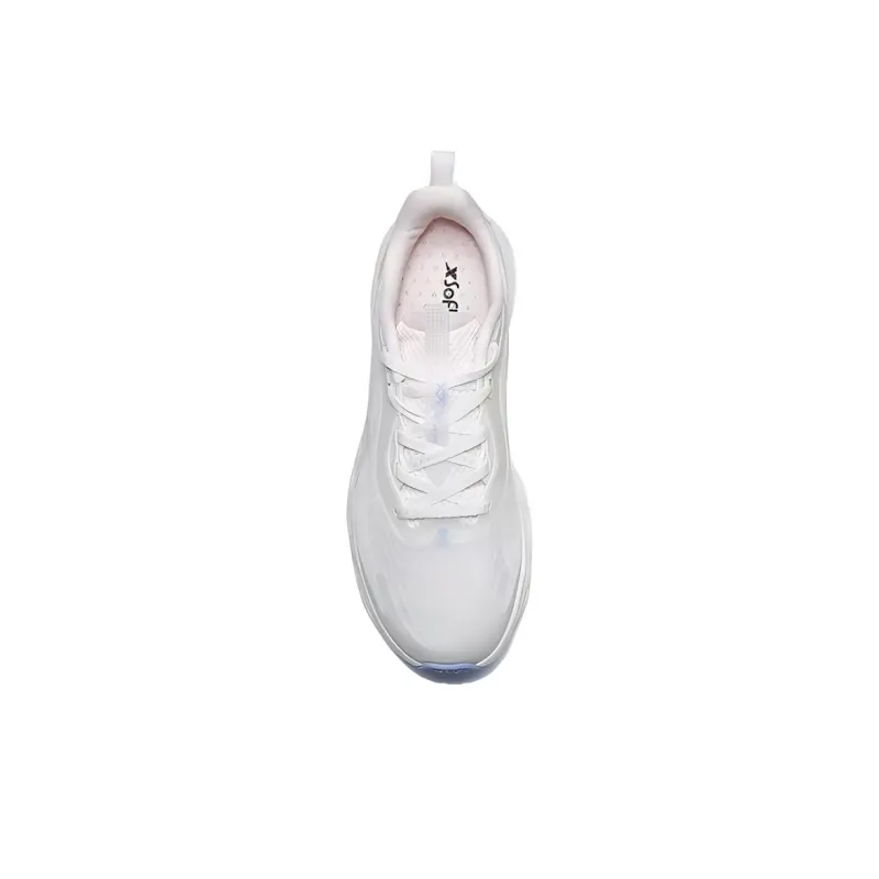 XTEP Cushioning Rotational Technology Breathable Low-Top Running Shoes Women's White Pink-2