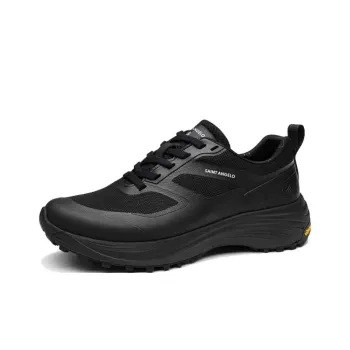 SAINT ANGELO Slip Resistant Low Top Casual Shoes Men's Black
