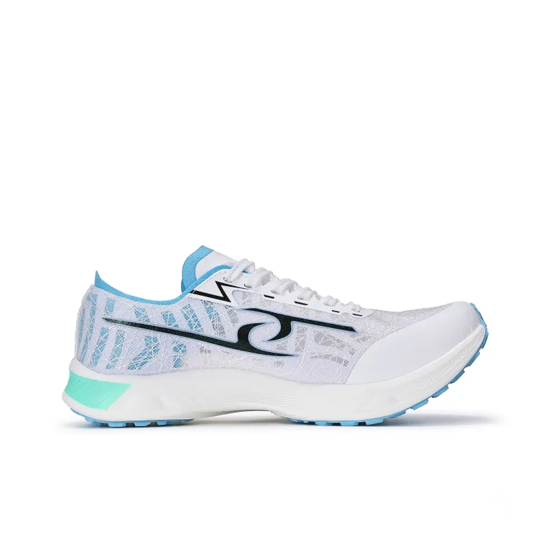 PERW Cushioned Slip-Resistant Abrasion-Resistant Low-Top Training Running Shoes Unisex Sky Blue Green-1