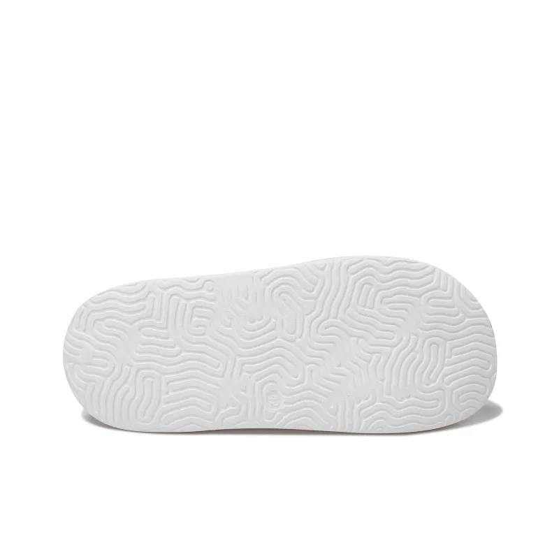 PEAK State Pole Slip Resistant Abrasion Resistant Cushioning Slide Slippers Unisex White Green-6