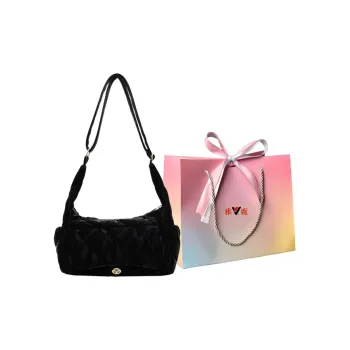 Yalu PU Shopping Bag Hobo Bag Shoulder Bag Women's Black/Burgundy/Brown