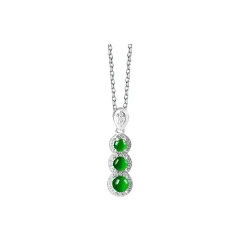 Long Fu Ice Glutinous Jadeite Necklaces Women's