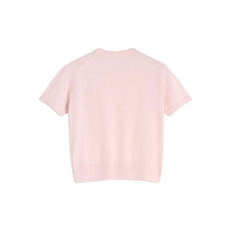 Maison Kitsune Baby Fox patch Knitted T shirt-1