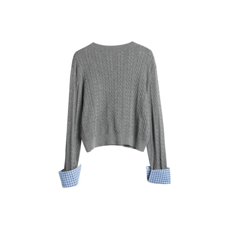 Olrain Sweaters Women's Gray-1