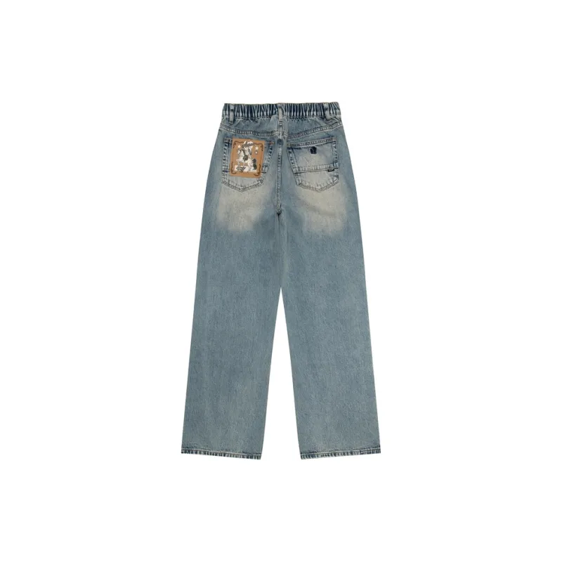 Aape Moonface Logo Jeans-1