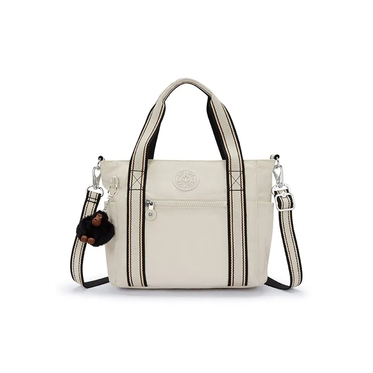Kipling Fabric Tote Bag, Shopping Bag, Shoulder Bag, Crossbody Bag, Handbag Women's Multicolor-7