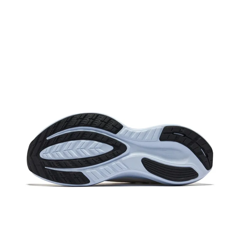 Erke Cushioning Lightweight Rebound Low-Top Casual Running Shoes Men's Microcrystal White/Jet Black-4