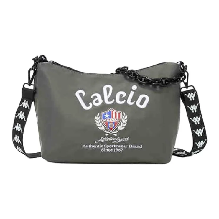 Kappa Fabric Crossbody Bag, Shoulder Bag Regular Unisex Gray-0