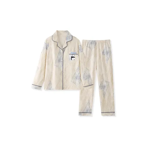 Maultiay Pajama Set Women's Yellow