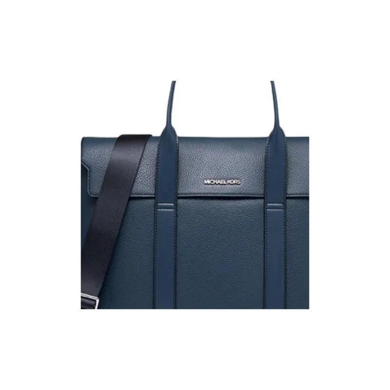 MICHAEL KORS MK Cooper Cow Leather Shoulder Bag Crossbody Bag Handbag Regular Men's Marine Blue-4