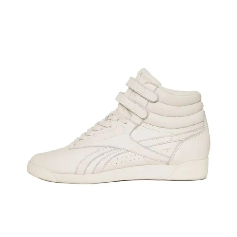 Reebok x Anine Bing Freestyle Hi High-Top Skateboard Shoes Women's Ivory White-0