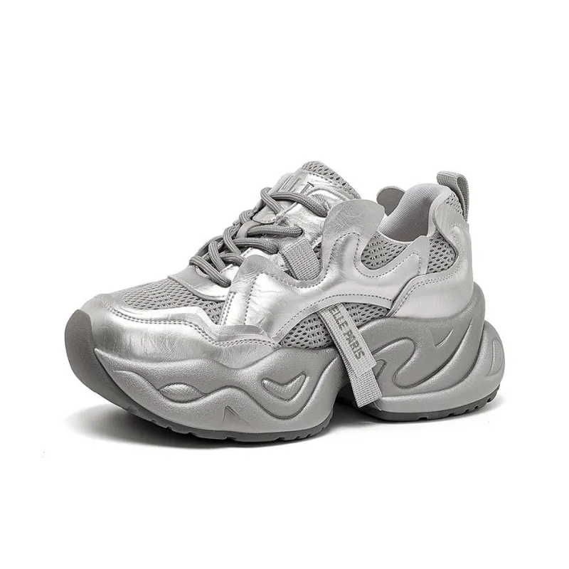 ELLE Low Top Chunky Sneakers Women's-13