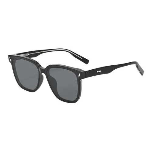 Sagawa Plate Frame TR/Memory Plastic Square Sunglasses Unisex