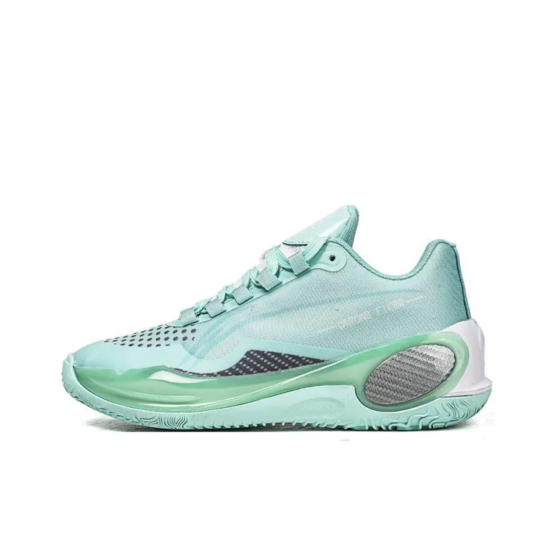 AMICNIEGD Breathable And Wear resistant Low Top Basketball Shoes Unisex Light Green-0