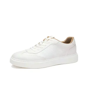 SAINT ANGELO Slip Resistant Low Top Skateboard Shoes Men's White