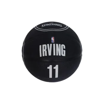 SPALDING Nets, Irving Rubber Basketball Black White Size 7 Ball Training Unisex