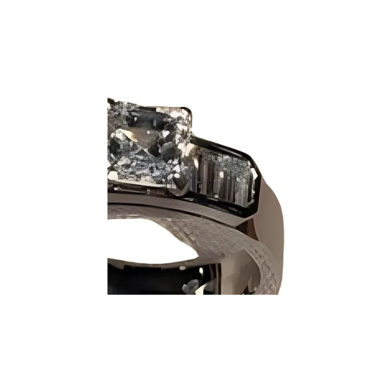 HERMES Diamond Platinum Gemstone Rings Women's Silver-2