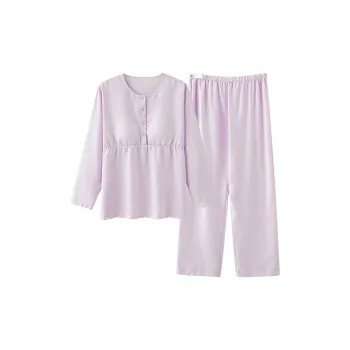 WANANNI Pajama Set Women's Light Purple