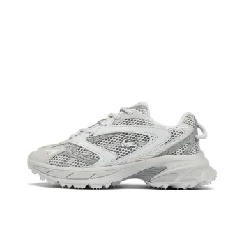 LACOSTE L003 Wear Resistant Low Top Casual Shoes Women's Gray