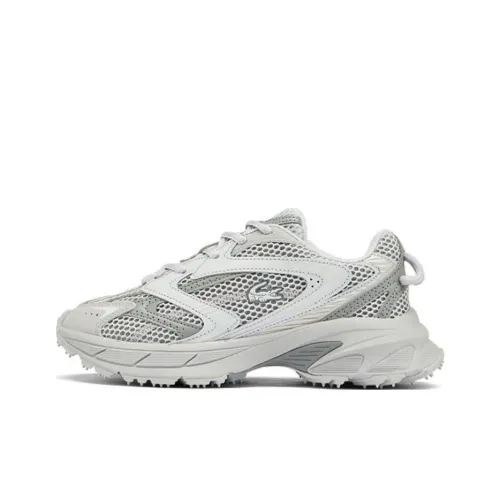 LACOSTE L003 Wear Resistant Low Top Casual Shoes Women's Gray