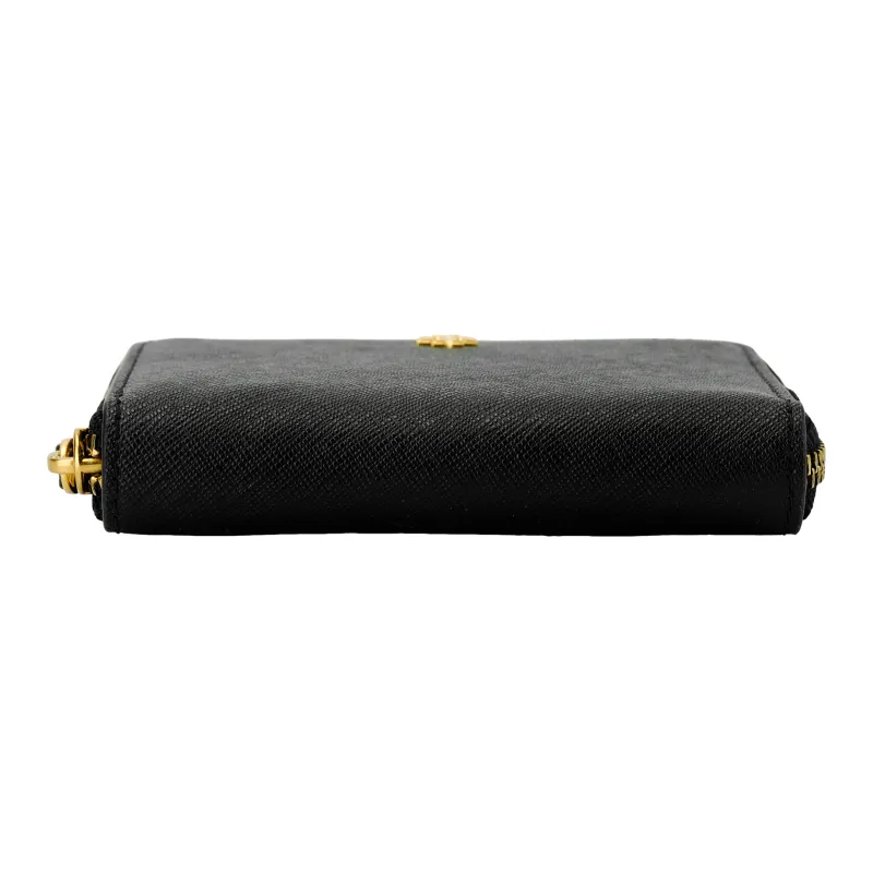 TORY BURCH Leather Wallet Mini Women's Black-3