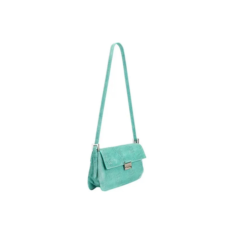 By Far Matilda Calfskin Crossbody Bag Shoulder Bag Women's Green-4