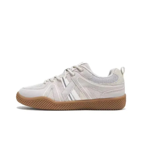 Feiyue Slip Resistant Cushioning Wear Resistant Low Top Skateboard Shoes Women's Apricot