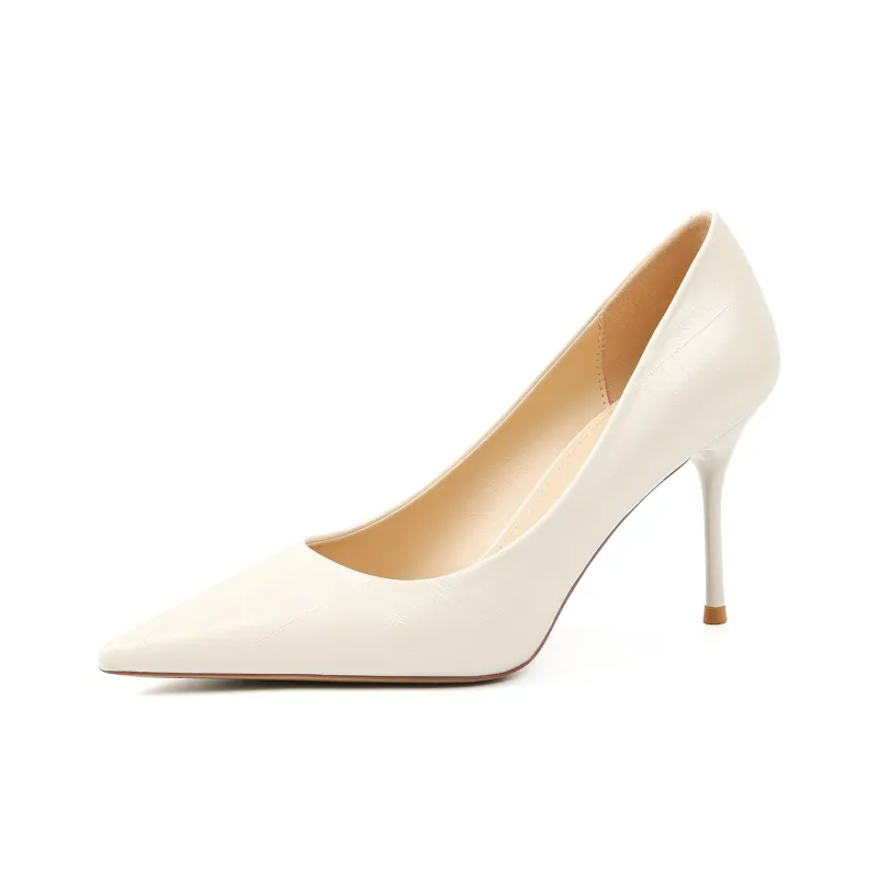 Dunnu Slim Heel High Heels 8.5cm Women's-4