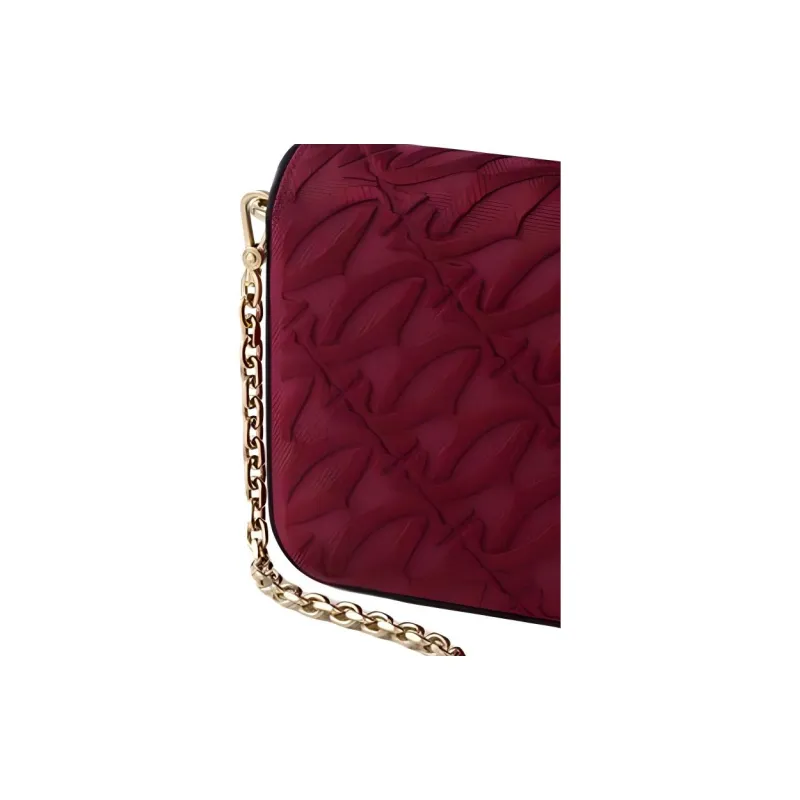 CARTIER C De Cartier Collection Calfskin Shoulder Bag Crossbody Bag Mini Women's Cherry Red-1
