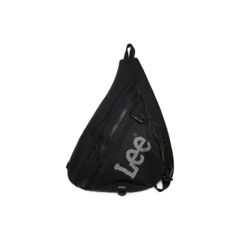 Lee Polyester Sling Bag Unisex Black