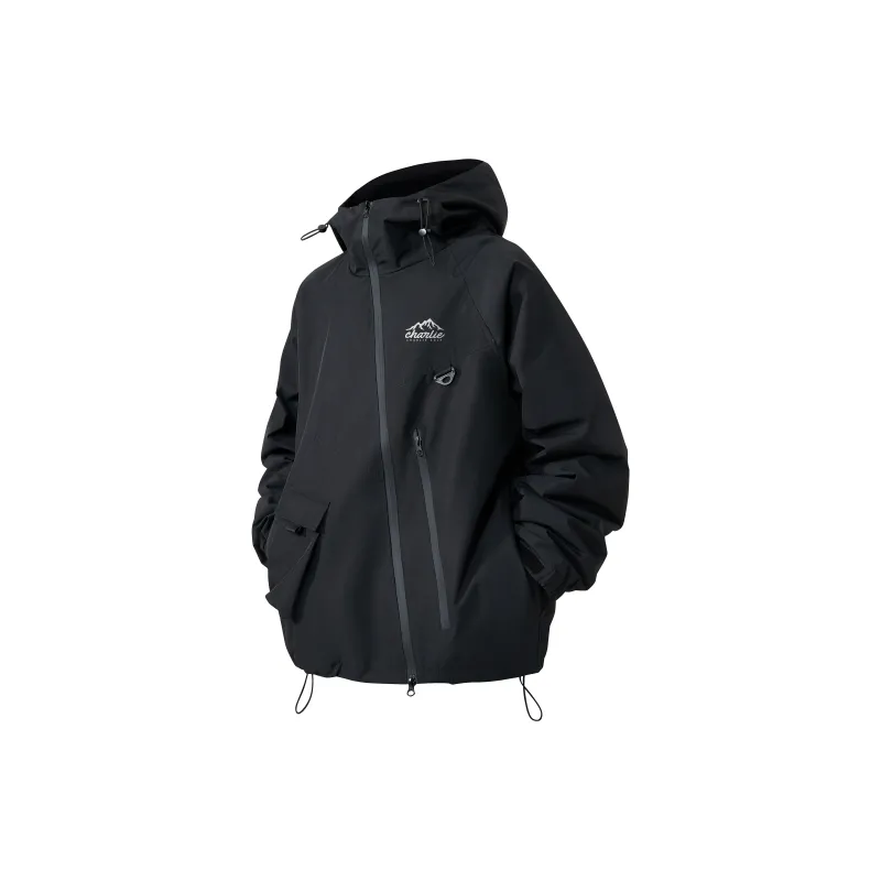 CHARLIE GOLF Water Resistant Windproof Wear Resistant Windbreaker Jacket Unisex-0