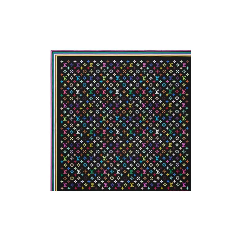 LOUIS VUITTON X Takashi Murakami Monogram Multicolor Square 90-2