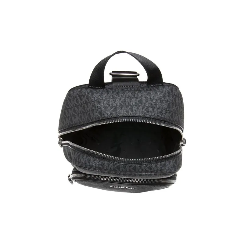 MICHAEL KORS MK Cooper Artificial Leather Commuter Bag Crossbody Sling Bag Men's Black-3