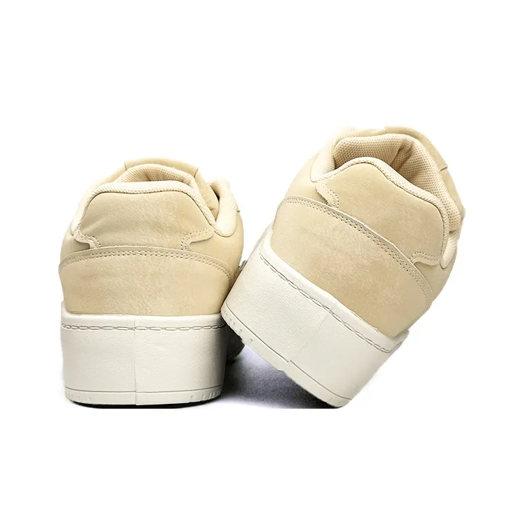 Mengsai Coverage Abrasion Resistant Low Top Skateboard Shoes Women's Yellow-2