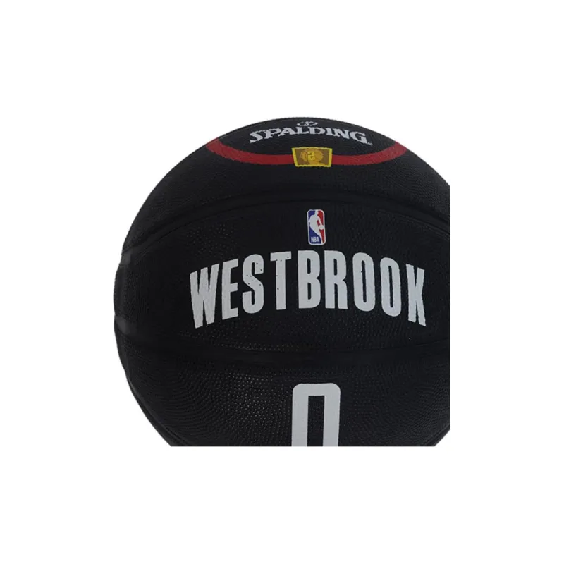 SPALDING Rockets Russell Westbrook PU Basketball Black Size 7 Ball Training Unisex-1