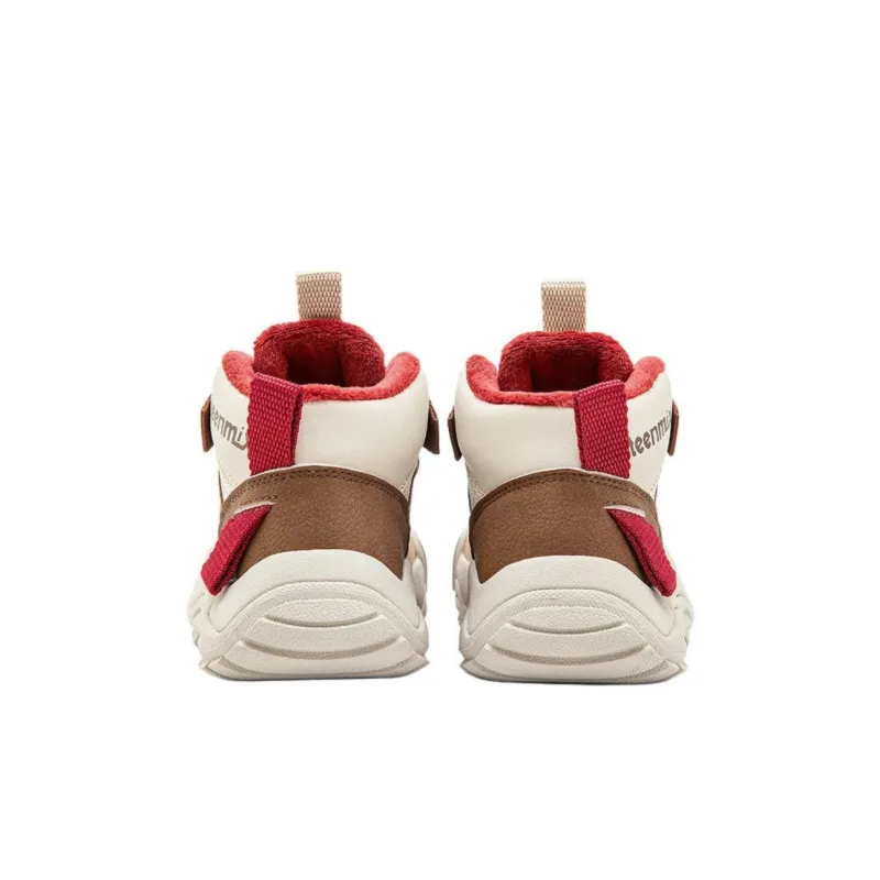 Teenmix Abrasion Resistant Thermal Mid Top Kids Lifestyle Shoes Milk Coffee Kids'-2