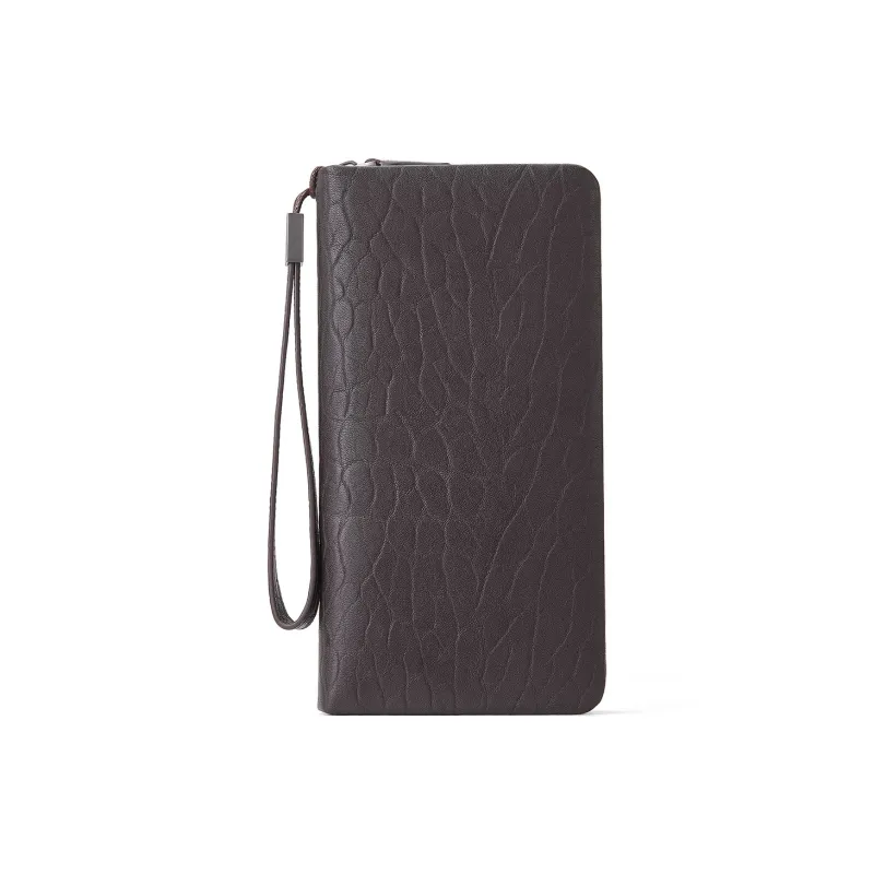 ROBERTA DI CAMERINO Cow Leather Clutch Wallet Regular Men's Coffee-0