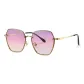 Gold Frame with Gray Top and Pink Bottom Lens