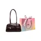 Burgundy-Shopping Bag