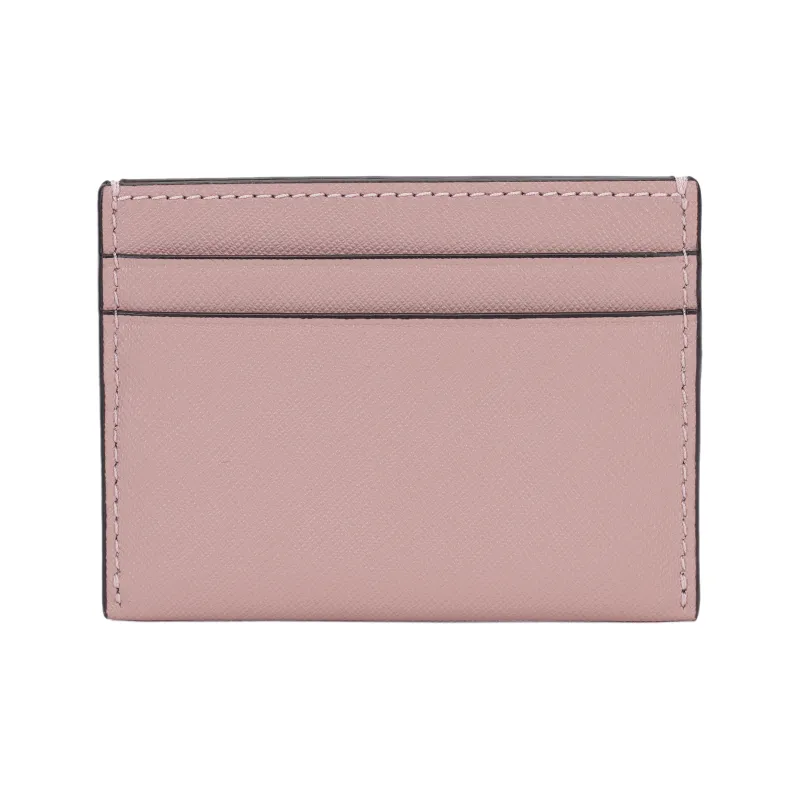 TORY BURCH Cow Leather Card Holder Women's Pink-2