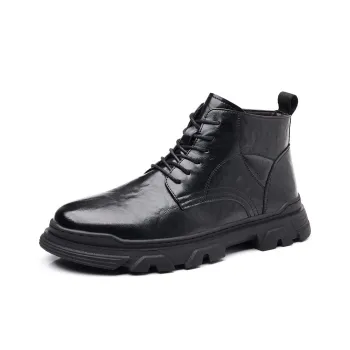 EGCHI Ankle Boots Men Black