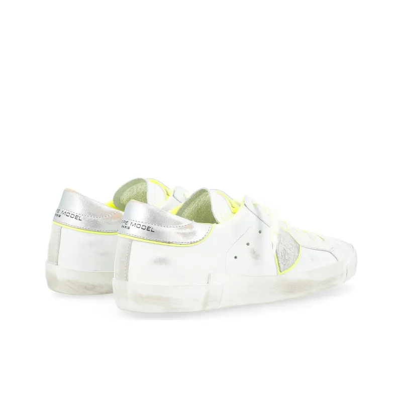PHILIPPE MODEL Paris Low Top Skateboard Shoes Men's White-5