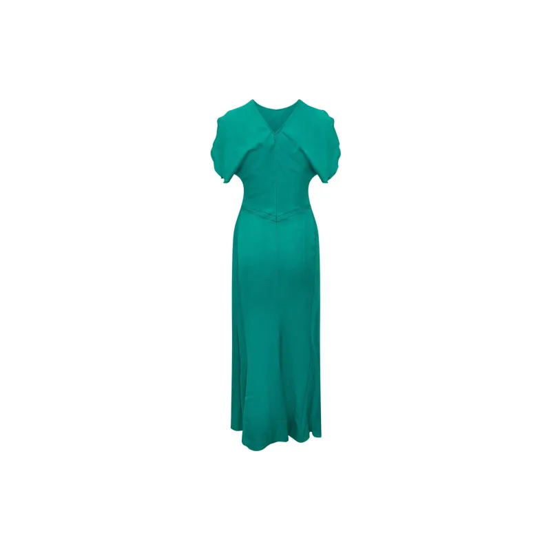 Victoria Beckham Gathered Waist Midi Dress-1