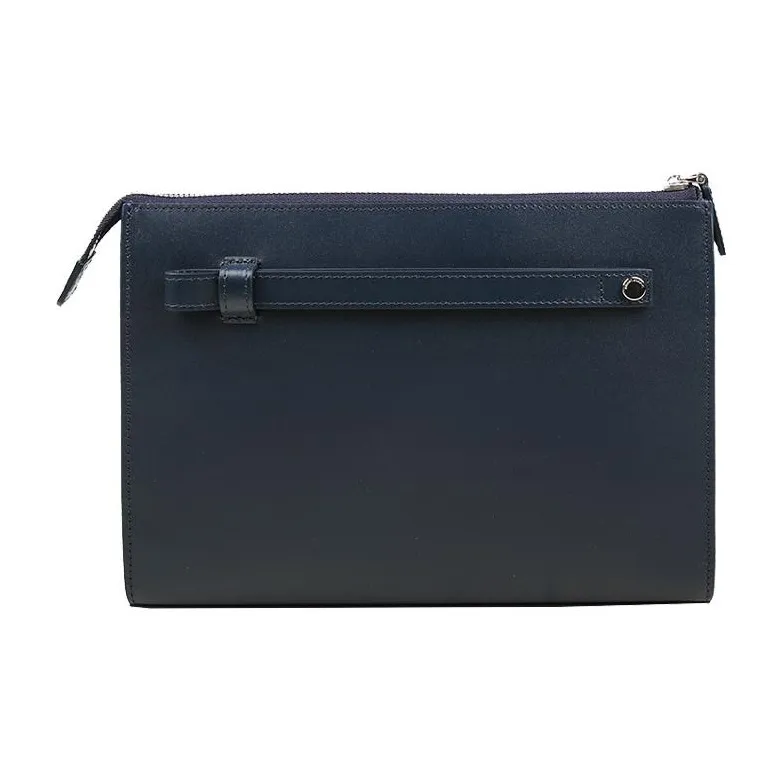MONTBLANC Meisterstuck Cow Leather Clutch Men's Dark Blue-2