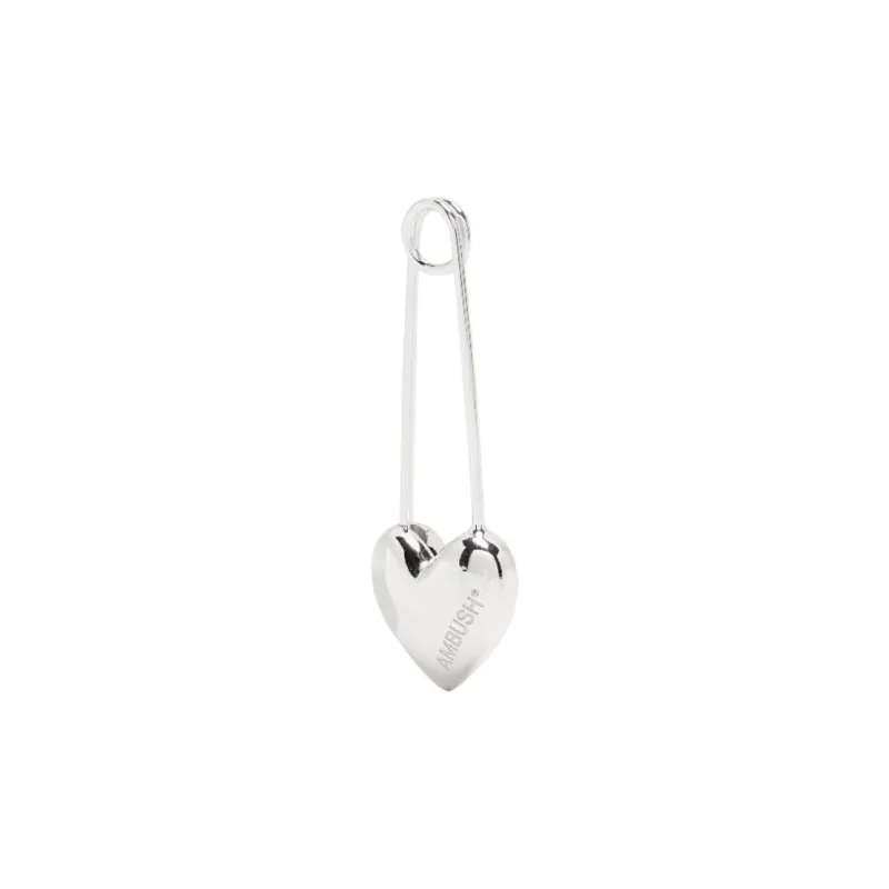 AMBUSH Heart Safety Pin Earring-0