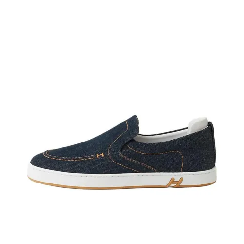 HERMES Kiddy Casual Single Shoes Women's Blue